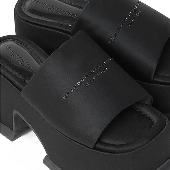 Brandon Blackwood Dia Platform Sandal Black Size 35 (US 5–5.5) - Picture 7 of 7